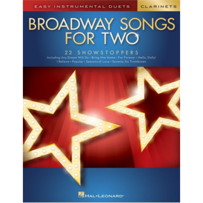 Broadway Songs for Two Clarinets-Woodwind-Hal Leonard-Engadine Music
