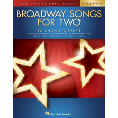 Broadway Songs for Two Trumpets-Brass-Hal Leonard-Engadine Music