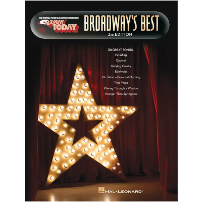 Broadway's Best 3rd Edition - E-Z Play Today Volume 16-Piano & Keyboard-Hal Leonard-Engadine Music