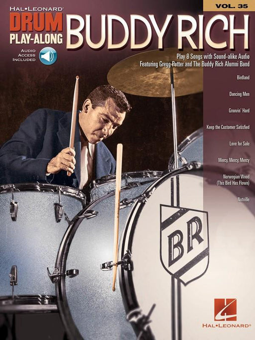 Buddy Rich, Drum Play-Along Volume 35-Percussion-Hal Leonard-Engadine Music
