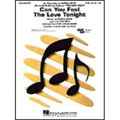 Can You Feel the Love Tonight, Elton John Arr. Keith Christopher Choral Showtrax CD-Choral-Hal Leonard-Engadine Music