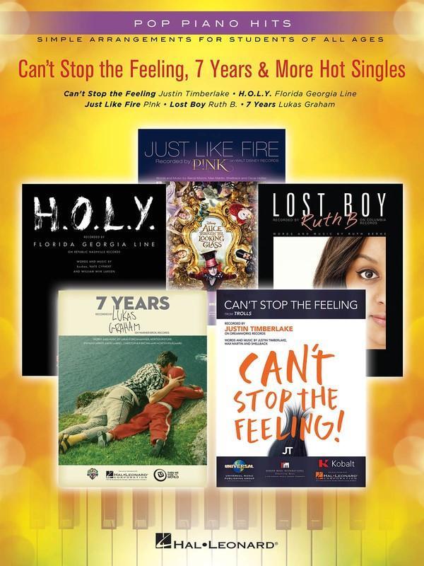 Can't Stop the Feeling, 7 Years & More Hot Singles-Piano & Keyboard-Hal Leonard-Engadine Music