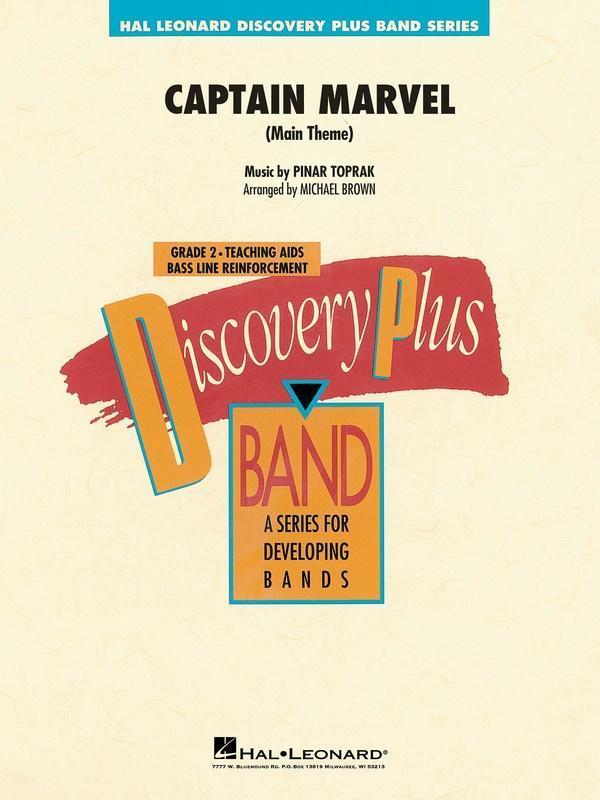 Captain Marvel (Main Theme), Arr. Michael Brown Concert Band Grade 2-Concert Band-Hal Leonard-Engadine Music