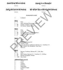 Carol Pack No.1, Arr. Joan Thorp Flexband Arrangement Grade 1-Flexband Arrangement-Thorp Music-Engadine Music