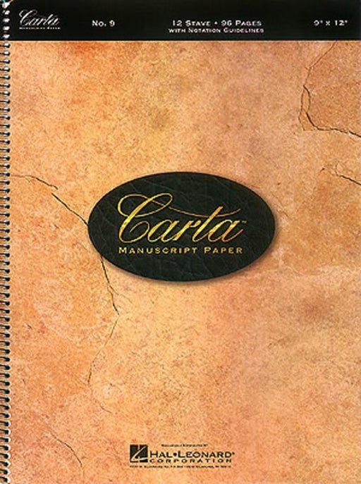 Carta Standard Paper No. 9-Manuscript-Hal Leonard-Engadine Music