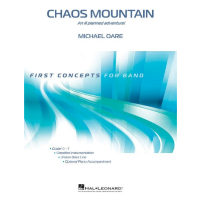 Chaos Mountain, Michael Oare Concert Band Chart Grade 1-Concert Band Chart-Hal Leonard-Engadine Music