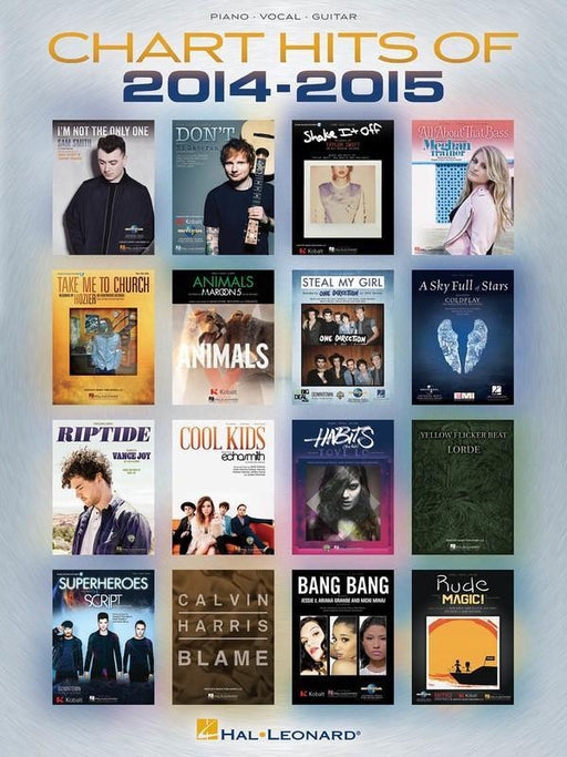 Chart Hits of 2014-2015-Songbooks-Hal Leonard-Engadine Music