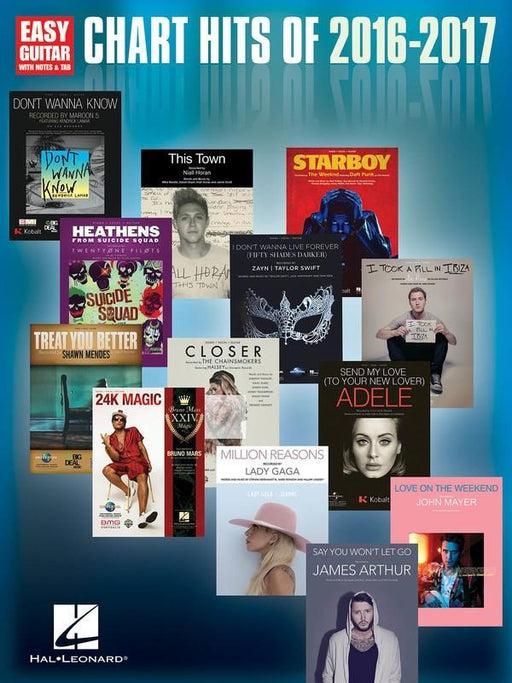 Chart Hits of 2016-2017-Songbooks-Hal Leonard-Engadine Music