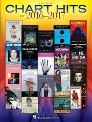 Chart Hits of 2016-2017-Songbooks-Hal Leonard-Engadine Music