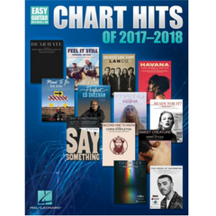 Chart Hits of 2017-2018, Easy Guitar with Notes & TAB-Easy Guitar with Notes & TAB-Hal Leonard-Engadine Music