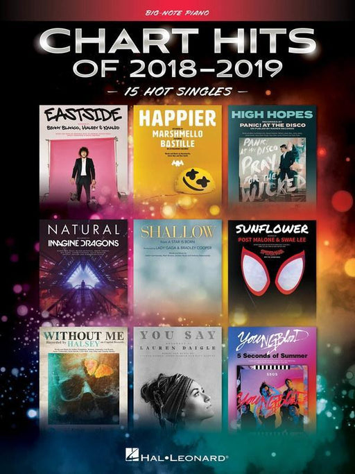 Chart Hits of 2018-2019 - Big Note Piano-Piano & Keyboard-Hal Leonard-Engadine Music