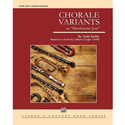 Chorale Variants, Todd Stalter Concert Band Chart Grade 4-Concert Band Chart-Alfred-Engadine Music