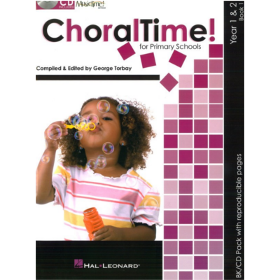 Choraltime! Year 1 & 2 Book 1 Bk/CD-Choral-Hal Leonard-Engadine Music