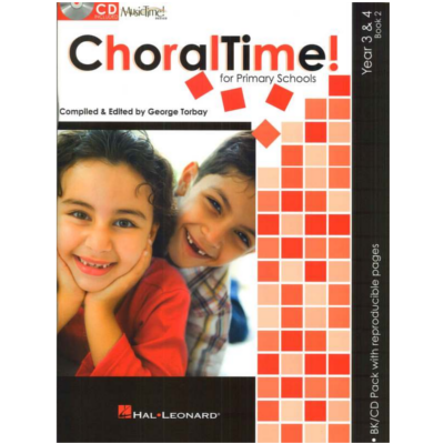 Choraltime! Year 3 & 4 Book 2 Bk/CD-Choral-Hal Leonard-Engadine Music