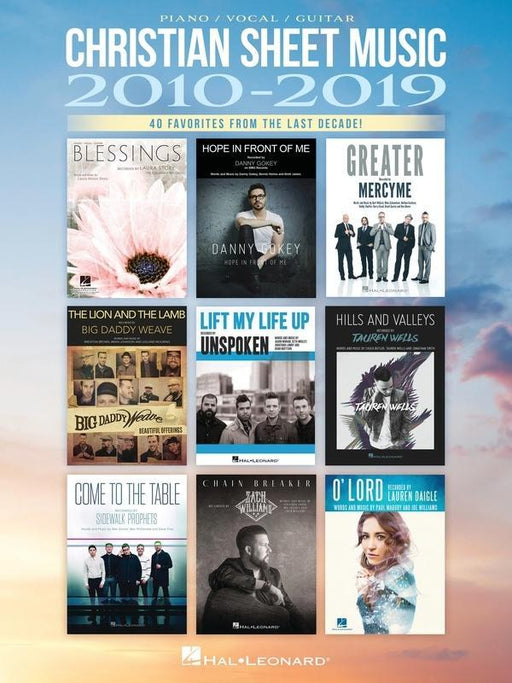Christian Sheet Music 2010-2019, Piano Vocal & Guitar
