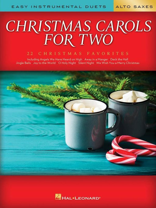 Christmas Carols for Two Alto Saxes-Woodwind-Hal Leonard-Engadine Music