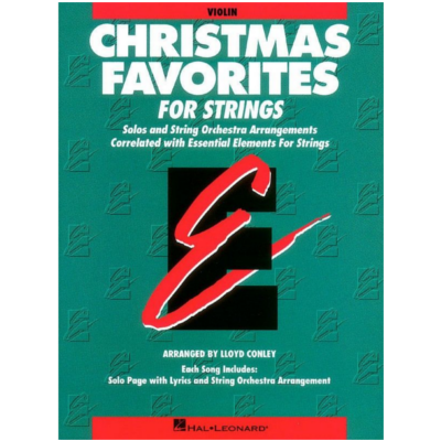 Christmas Favorites for Strings EE - Violin (Parts 1/2)-Ensemble-Hal Leonard-Engadine Music