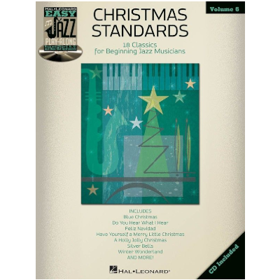 Christmas Standards, Easy Jazz Play-Along Volume 6-Jazz-Hal Leonard-Engadine Music