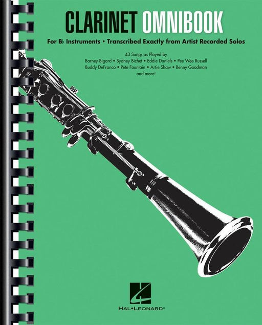 Clarinet Omnibook for B-flat Instruments-Woodwind-Hal Leonard-Engadine Music