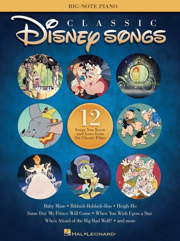 Classic Disney Songs-Piano & Keyboard-Hal Leonard-Engadine Music