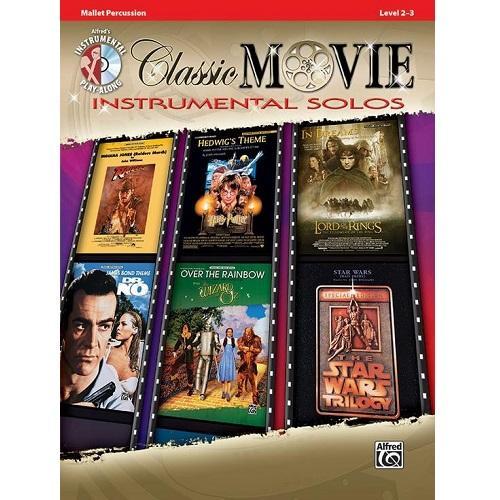 Classic Movie Instrumental Solos, Mallet Book & CD-Percussion-Alfred-Engadine Music