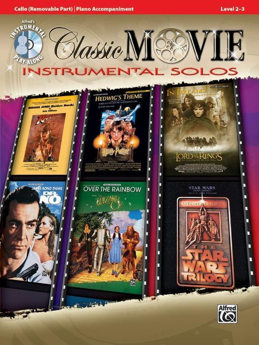 Classic Movie Instrumental Solos for Strings, Cello Book & CD-Strings-Alfred-Engadine Music