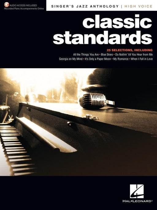Classic Standards - Singer's Jazz Anthology High Voice