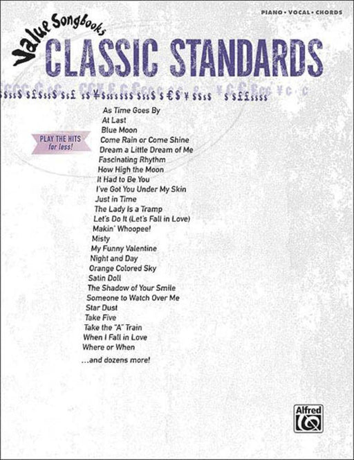 Classic Standards-Songbooks-Hal Leonard-Engadine Music