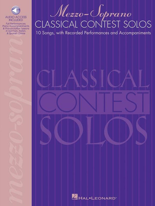 Classical Contest Solos - Mezzo-Soprano-Vocal-Hal Leonard-Engadine Music