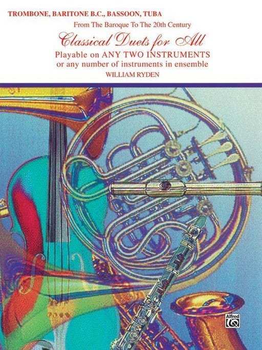 Classical Duets for All, Trombone/Baritone BC/Basoon/Tuba-Duets-Alfred-Engadine Music