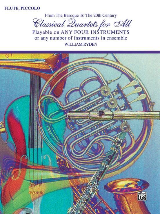 Classical Quartets For All, Flute/Piccolo-Quartet-Alfred-Engadine Music