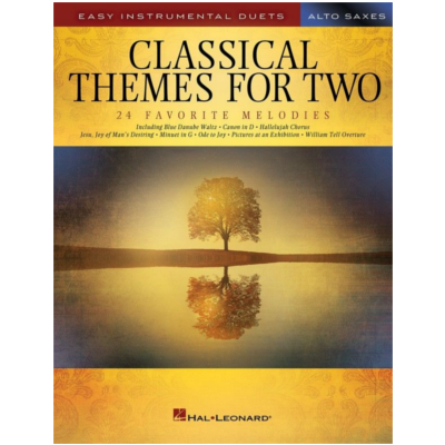 Classical Themes for Two Alto Saxophones-Woodwind-Hal Leonard-Engadine Music
