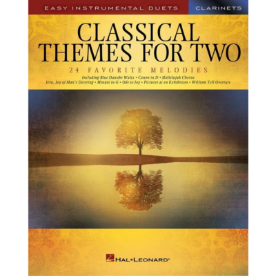 Classical Themes for Two Clarinets-Woodwind-Hal Leonard-Engadine Music