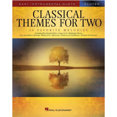 Classical Themes for Two Flutes-Woodwind-Hal Leonard-Engadine Music