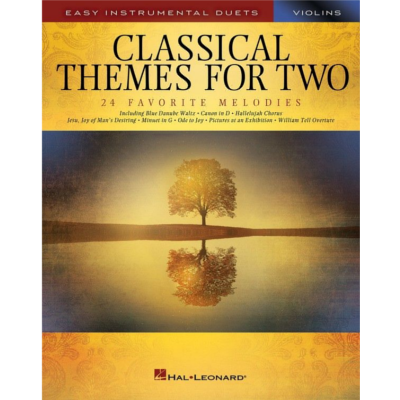 Classical Themes for Two Violins-Strings-Hal Leonard-Engadine Music
