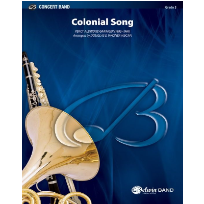 Colonial Song, Grainger Arr. Douglas E. Wagner Concert Band Chart Grade 3-Concert Band Chart-Alfred-Engadine Music