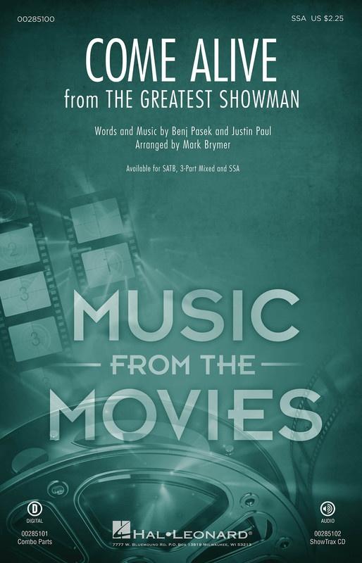 Come Alive from The Greatest Showman Choral-Choral-Hal Leonard-SSA-Engadine Music