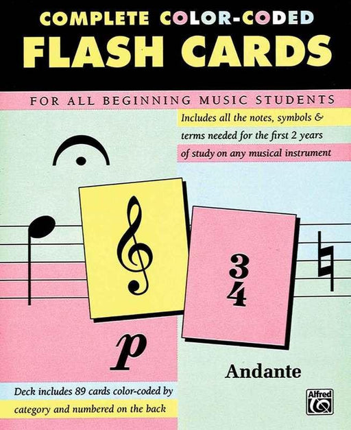 Complete Color-Coded Flash Cards-Theory-Alfred-Engadine Music