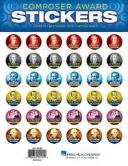 Composer Award Stickers-Reference-Hal Leonard-Engadine Music