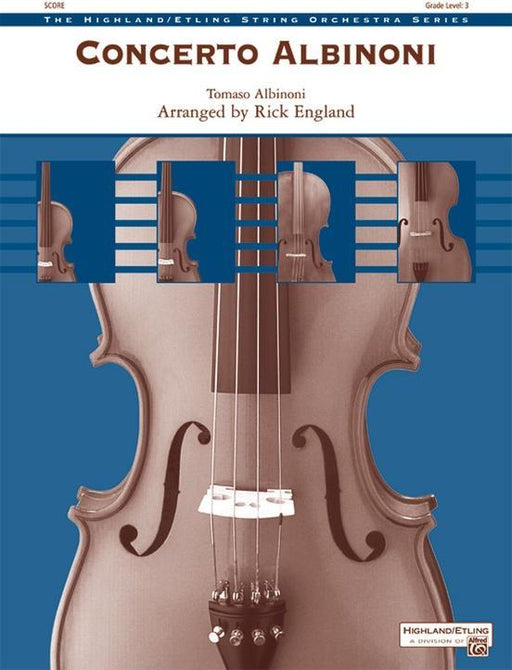 Concerto Albinoni, Arr. Rick England String Orchestra Grade 3-String Orchestra-Alfred-Engadine Music