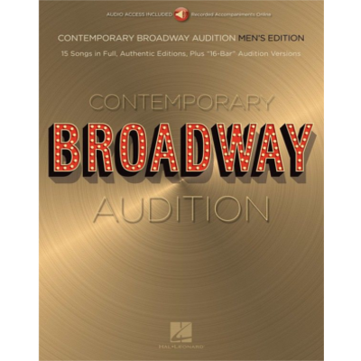 Contemporary Broadway Audition: Men's Edition, Book/Online Audio-Vocal-Hal Leonard-Engadine Music