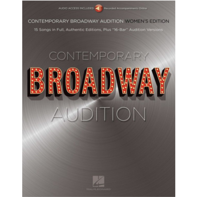 Contemporary Broadway Audition: Women's Edition Bk/Online Audio-Vocal-Hal Leonard-Engadine Music