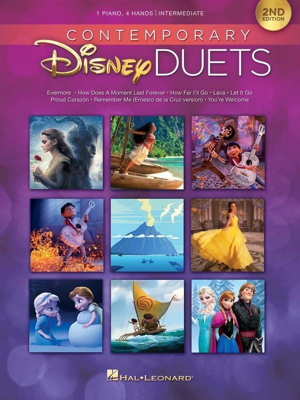 Contemporary Disney Duets 2nd Edition- Piano-Piano & Keyboard-Hal Leonard-Engadine Music
