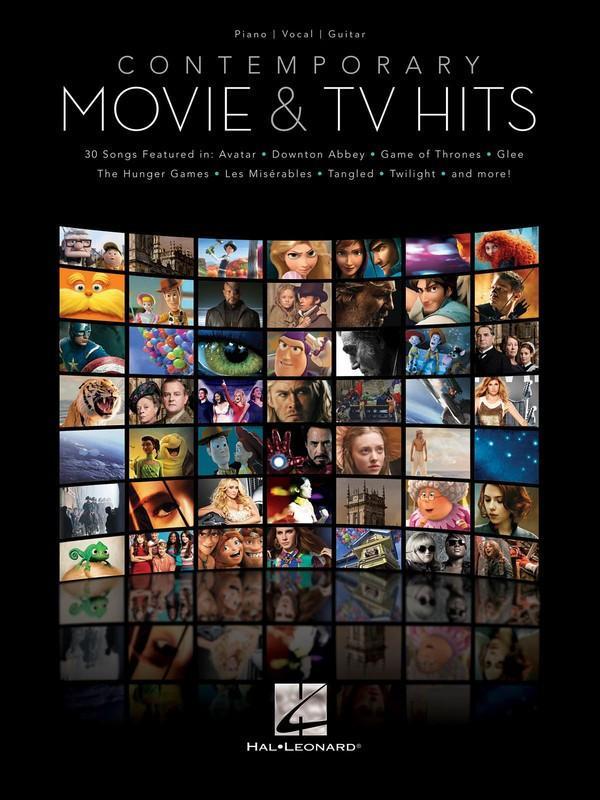 Contemporary Movie & TV Hits-Songbooks-Hal Leonard-Engadine Music