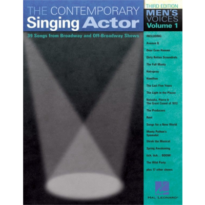 Contemporary Singing Actor - Men's Voices Vol. 1-Vocal-Hal Leonard-Engadine Music