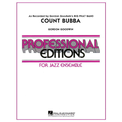 Count Bubba, Gordon Goodwin Stage Band Chart Grade 5-Stage Band chart-Hal Leonard-Engadine Music