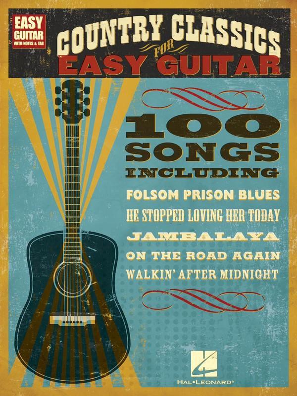 Country Classics for Easy Guitar-Songbooks-Hal Leonard-Engadine Music