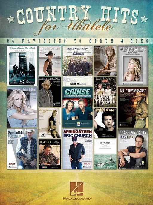 Country Hits for Ukulele-Songbooks-Hal Leonard-Engadine Music