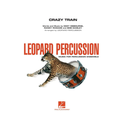 Crazy Train Arr. Franks, Lee, Samples Percussion Ensemble Grade 3-Percussion Ensemble-Hal Leonard-Engadine Music