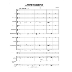 Crestwood March, Tim Ferrier Concert Band Chart Grade 0.5-Concert Band Chart-Tim Ferrier-Engadine Music